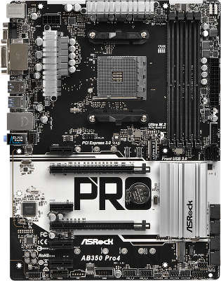 Мат. плата Asrock AB350 PRO4