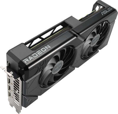 Видеокарта Asus PCI-E 4.0 DUAL-RX7800XT-O16G AMD Radeon RX 7800XT 16Gb 256bit GDDR6 2169/19500 HDMIx1 DPx3 HDCP Ret
