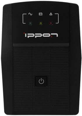 ИБП IPPON Back Basic 650 black (линейно-интерактивный, 650VA, 360W, 3xC13, USB) (337477)