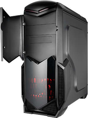 Корпус MidTower ATX AeroCool BattleHawk Black, USB 3.0, без БП