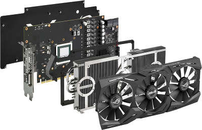 Видеокарта ASUS AMD Radeon RX Vega 64 GAMING 8Gb HBM2 PCI-E DVI, 2HDMI, 2DP