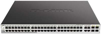 Коммутатор D-Link DGS-1210-52/F3A Настраиваемый L2 коммутатор с 48 портами 10/100/1000Base-T и 4 комбо-портами 100/1000Base-T/SFP (465795)