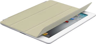 Кожаный чехол Apple Smart Cover для iPad 2/3/4, Cream [MD305]