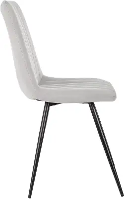 Стул для дома Бюрократ CH-K6_4 комплект 4шт св.серый Holland 09 металл черный на ножках (CH-K6_1/HL09_4)