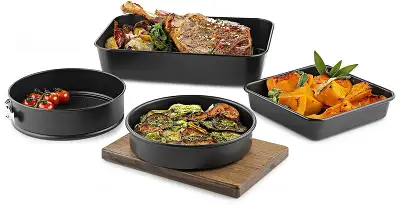 Форма для выпечки Rondell Loft Professional RDF-1314 кругл. d=24см сталь темно-серый