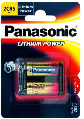 Элемент питания Panasonic Lithium Power 2CR-5L (1 шт в блистере)