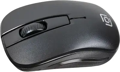 Мышь Оклик 445MW черный оптическая 1600dpi беспров. USB 3but (945817)