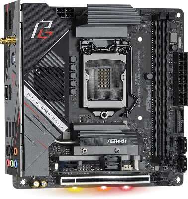 Материнская плата mini-ITX LGA1200 ASRock Z490 PHANTOM GAMING-ITX/TB3