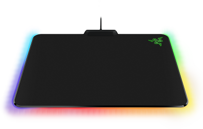 Игровой коврик для мыши Razer Firefly V2/ Razer Firefly V2 - Hard Surface Mouse Mat with Chroma