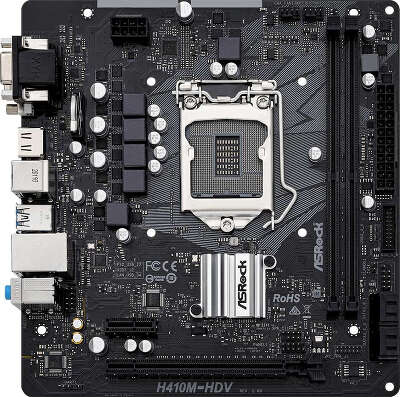 Материнская плата mATX LGA1200 ASRock H410M-HDV R2.0