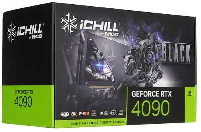 Видеокарта Inno3D NVIDIA nVidia GeForce RTX 4090 ICHILL BLACK 24Gb DDR6X PCI-E HDMI, 3DP