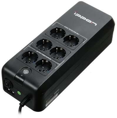 Источник бесперебойного питания Ippon Back Verso 600 Standby 300W/600VA 751617 {6}  (700011)