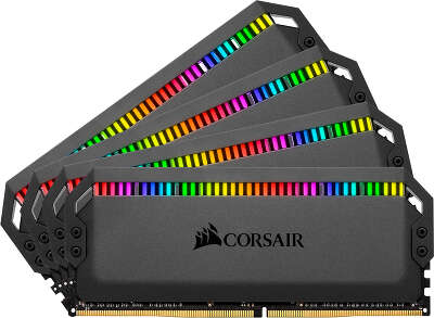 Набор памяти DDR4 DIMM 4x16Gb DDR3000 Corsair Dominator Platinum RGB (CMT64GX4M4C3000C15)