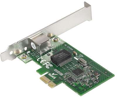 Exegate EX283723RUS Сетевой адаптер EXE-i210AT PCI Express 2.0 10/100/1000Mbps 1xRJ-45 (Copper) Intel WGI210AT