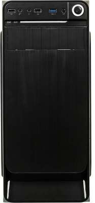 Корпус Accord E-01 черный без БП ATX 1x80mm 1x92mm 2x120mm 2xUSB2.0 1xUSB3.0 audio