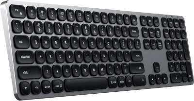 Беспроводная клавиатура Satechi Aluminum Bluetooth Keyboard with Numeric Keypad, Grey [ST-AMBKM-RU]