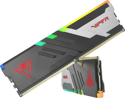 Набор памяти DDR5 DIMM 2x16Gb DDR6200 Patriot Memory Viper Venom RGB (PVVR532G620C40K)
