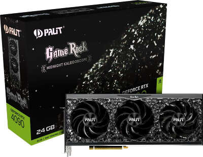 Видеокарта Palit nVidia GeForce RTX 4090 GameRock 24Gb DDR6X PCI-E HDMI, 3DP