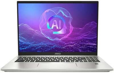 Ноутбук MSI Prestige A16 AI+ A3HMG-083RU AMD Ryzen AI 9 365/32Gb/SSD1Tb/16"/OLED/WQUXGA/3840x2400/Win11/Urban Silver (9S7-159K32-083)