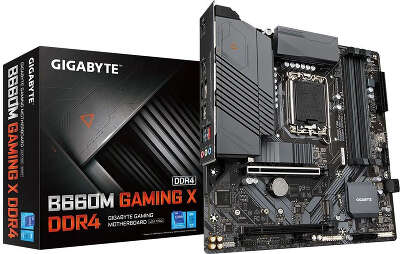 Материнская плата mATX LGA1700 GIGABYTE B660M GAMING X DDR4