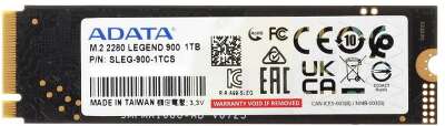 Накопитель SSD M.2 2280 1TB NVMe PCIE 4.0 x4 7400/6000 SLEG-900P-1TCS ADATA