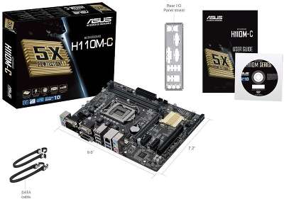 Материнская плата microATX LGA1151 ASUS H110M-C/CSM