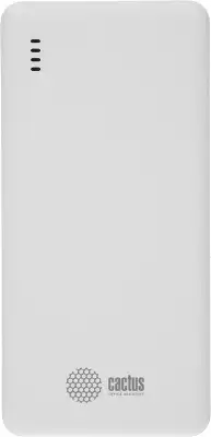 Мобильный аккумулятор Cactus CS-PBFSEA-20000 20000mAh 22.5W 4.5A USB-A/2xUSB-C белый