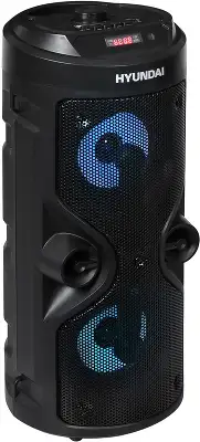 Минисистема Hyundai H-MC150 черный 50Вт FM USB BT SD/MMC