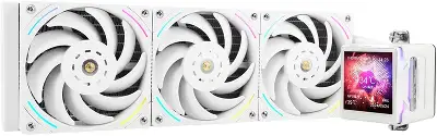 Система водяного охлаждения Thermalright Elite Vision 360 ARGB Soc-AM5/AM4/1200/1700/1851 белый 4-pin 29.4dB Al LCD Ret (E-VISION-360-WH-ARGB)