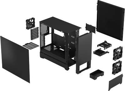 Корпус Fractal Design Pop Silent Black Solid, черный, ATX, Без БП (FD-C-POS1A-01)