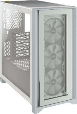 Корпус Corsair iCUE 4000X, белый, ATX, Без БП (CC-9011205-WW)