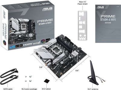 Материнская плата mATX LGA1700 ASUS PRIME B760M-A WIFI