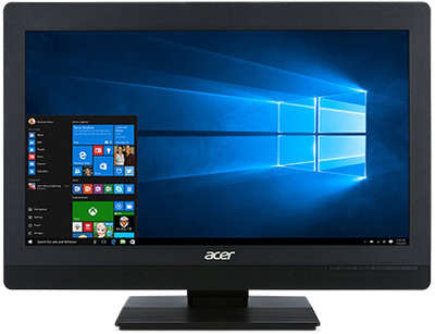 Моноблок Acer Veriton Z4640G 21.5" Full HD G3930/4/500/HDG610/Multi/WF/BT/CAM/DOS/Kb+Mouse, черный