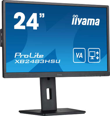Монитор 24" Iiyama ProLite XB2483HSU-B5 VA FHD HDMI, DP, USB-Hub