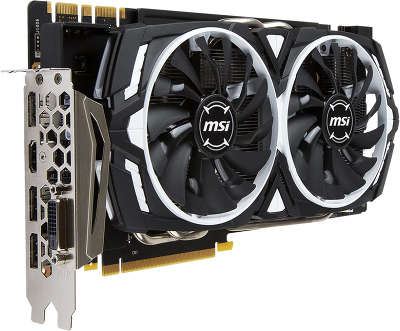 Видеокарта MSI PCI-E GTX 1070 ARMOR 8G OC nVidia GeForce GTX 1070 8192Mb GDDR5