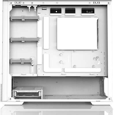 Корпус Zalman P30 Air White Mini-Tower Micro ATX/mini-ITX, без БП, Steel, Plastic , Tempered Glass, 3x140mm ARGB