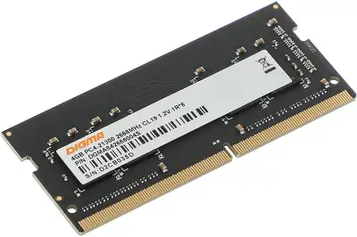 Память DDR4 4Gb 2666MHz Digma DGMAS42666004S RTL PC4-21300 CL19 SO-DIMM 260-pin 1.2В single rank Ret