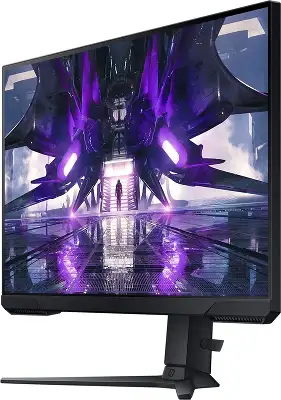 Монитор Samsung 27" Odyssey G3 S27AG320NI черный VA LED 1ms 16:9 HDMI полуматовая HAS Piv 3000:1 250cd 178гр/178гр 1920x1080 165Hz FreeSync Premium DP 4.8кг