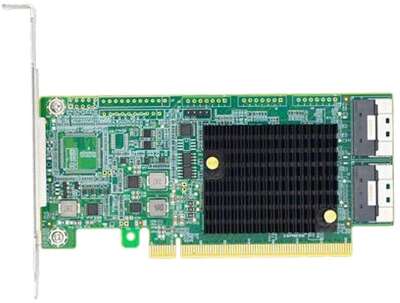 Адаптер Gooxi Retimer Card- (bracket) PCIe signal enhancement card, PCIe x16 transferringtotwoSFF8654 ports