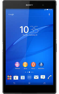 Планшетный компьютер 8" Sony Xperia™ Z3 Tablet Compact 16 ГБ LTE, чёрный [SGP621RU]