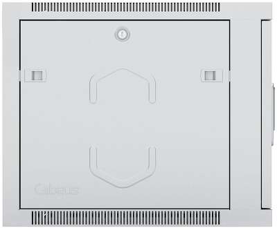 Cabeus SH-05F-18U60/60m-R Шкаф телекоммуникационный настенный разобранный 19" 18U 600x600x901mm (ШхГхВ) дверь металл, цвет серый (RAL 7035)