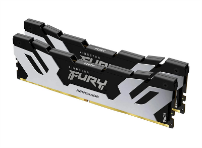 Оперативная память Kingston 32GB 8000MT/s DDR5 CL38 DIMM (Kit of 2) FURY Renegade Silver XMP