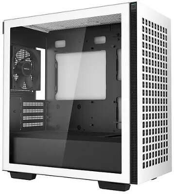 Корпус Deepcool CH370 WH, белый/черный, mATX, Без БП (R-CH370-WHNAM1-G-1)