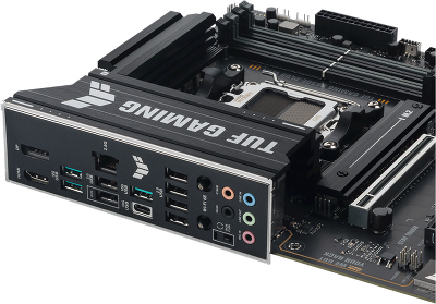 Материнская плата ASUS TUF GAMING B650E-PLUS WIFI, AM5, B650, 4*DDR5, 4*SATA, 3*M.2, 3*USB 3.2, 6*USB 2.0, Type-C, 3*PCIx16, 2*PCIx1, DP+HDMI, ATX; 90MB1M20-M0EAY0