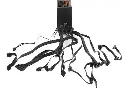 Блок питания Aerocool ATX 850W KCAS PLUS GOLD 850W ARGB 80+ gold (20+4pin) APFC 120mm fan color LED 8xSATA RTL