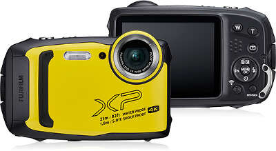 Цифровая фотокамера FujiFilm FinePix XP140 Yellow, влагозащищённая