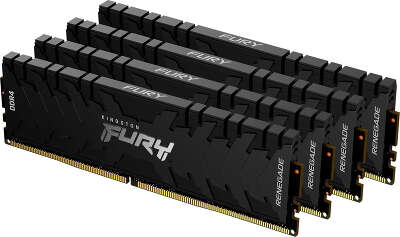 Набор памяти DDR4 DIMM 4x16Gb DDR3000 Kingston FURY Renegade (KF430C15RB1K4/64)