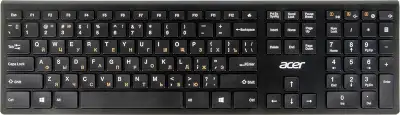 Клавиатура беспроводная Acer OKR020, мембранная, USB, черный (ZL.KBDEE.004)