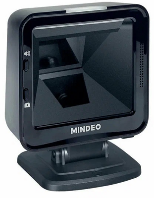 Сканер штрикода настольный MINDEO MP8610 USB Kit: 2D, cable USB, stand, black, stand scanner