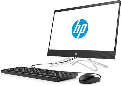 Моноблок HP 22-c0022ur 21.5" FHD i3-8130U/4/1000/WF/BT/Cam/Kb+Mouse/W10,черный (4GX65EA)